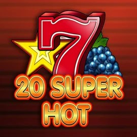 20 Super Hot slot icon by Amusnet Interactive, available at Robocat Casino