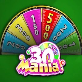 Bingo logo of 30 Mania! from FBM at Robocat Casino