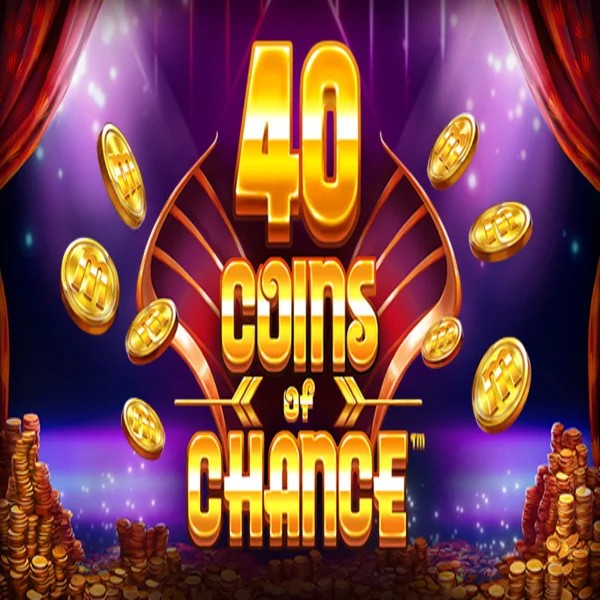 40 Coins of Chance slot logo by SYNOT Games at Robocat Casino