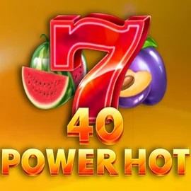 Slots logo of 40 Power Hot from Amusnet Interactive at Robocat Casino