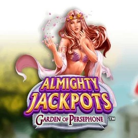 Almighty Jackpots: Garden of Persephone game by Novomatic – logo hosted on Robocat Casino
