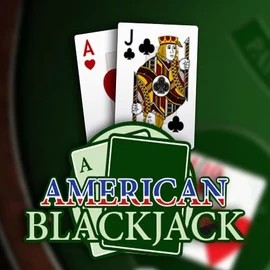 American Blackjack logo – Table Games by Habanero at Robocat Casino