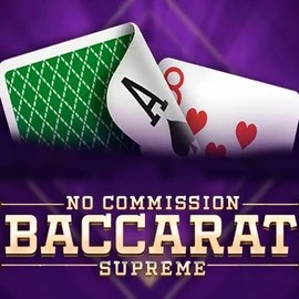 Baccarat Supreme slot logo by OneTouch Games at Robocat Casino