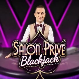 Blackjack Salon Privé slot logo by Ezugi at Robocat Casino