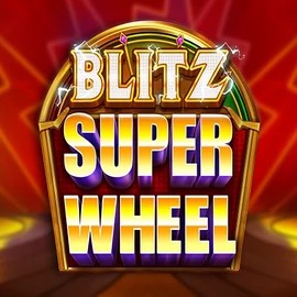 Blitz Super Wheel online game logo by Pragmatic Play on rrobocatcasino.com