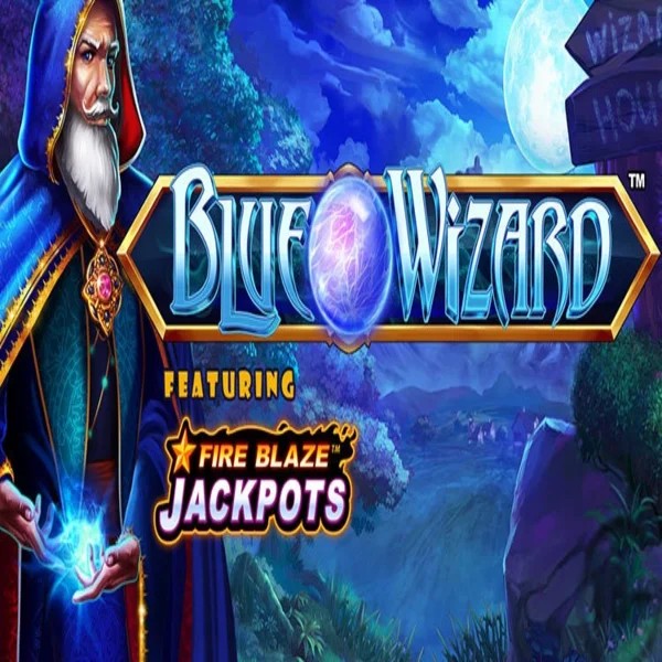 Blue Wizard Fire Blaze Jackpots online slot from Rarestone Gaming – play at rrobocatcasino.com