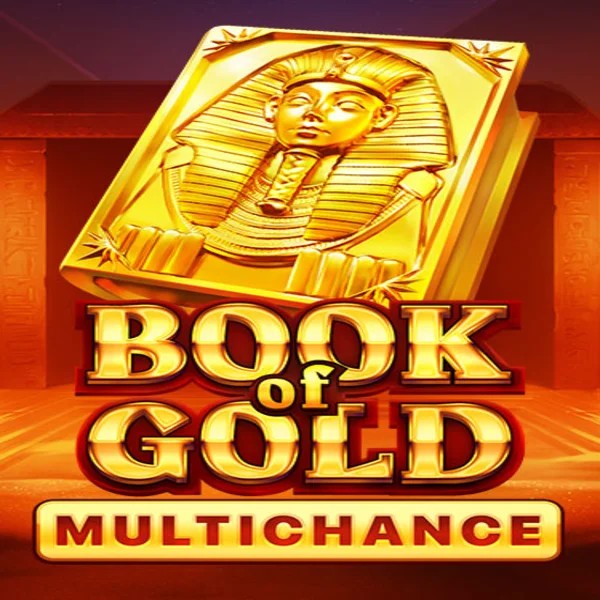 Book of Gold Multichance online game logo by Playson on rrobocatcasino.com