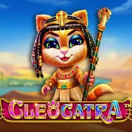 Cleocatra by Pragmatic Play, showcased at rrobocatcasino.com – game logo