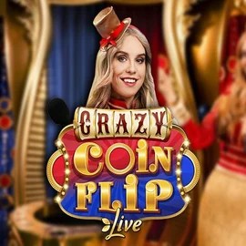 Crazy Coin Flip slot visual from Evolution available on rrobocatcasino.com
