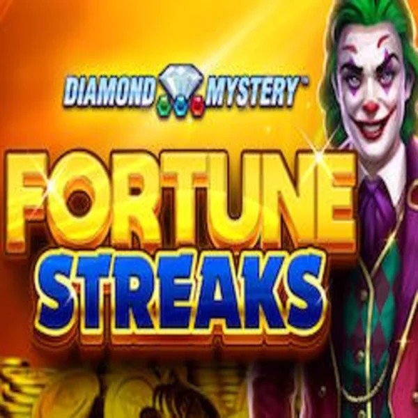 Diamond Mystery Fortune Streaks by Greentube, showcased at rrobocatcasino.com – game logo