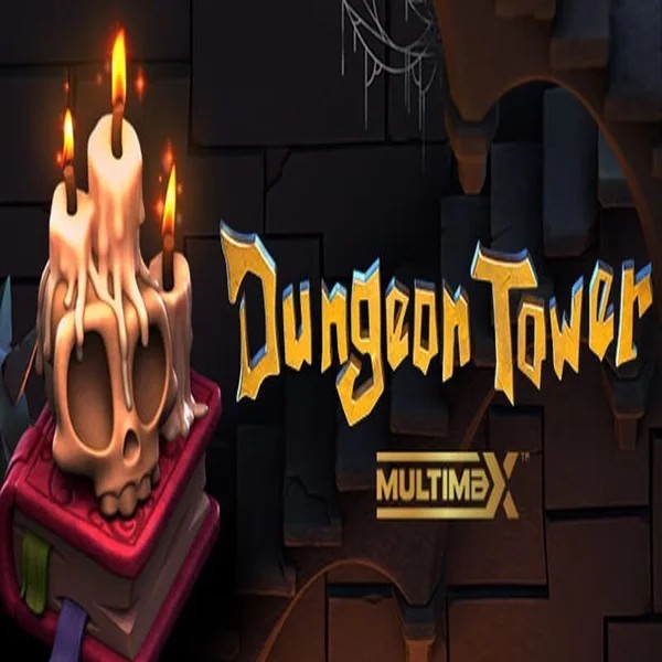 Dungeon Tower online game logo by Peter & Sons on rrobocatcasino.com