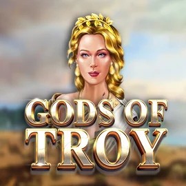Gods of Troy online game logo by Red Tiger Gaming on rrobocatcasino.com