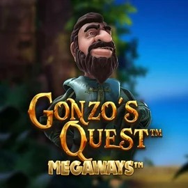 Gonzo's Quest Megaways logo – Slots by Red Tiger Gaming at Robocat Casino