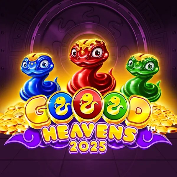 Try Goood Heavens slot by Rarestone Gaming on rrobocatcasino.com – logo image