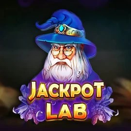 Jackpot Lab slot logo by Platipus at Robocat Casino