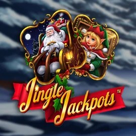Official Jackpots logo: Jingle Jackpots by Dragon Gaming at Robocat Casino