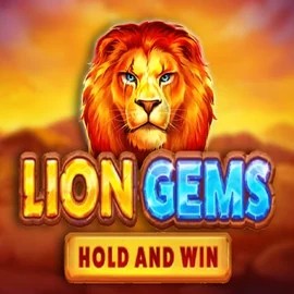 Lion Gems Hold and Win slot visual from Playson available on rrobocatcasino.com