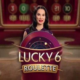 Lucky 6 Roulette logo by Pragmatic Play at Robocat Casino