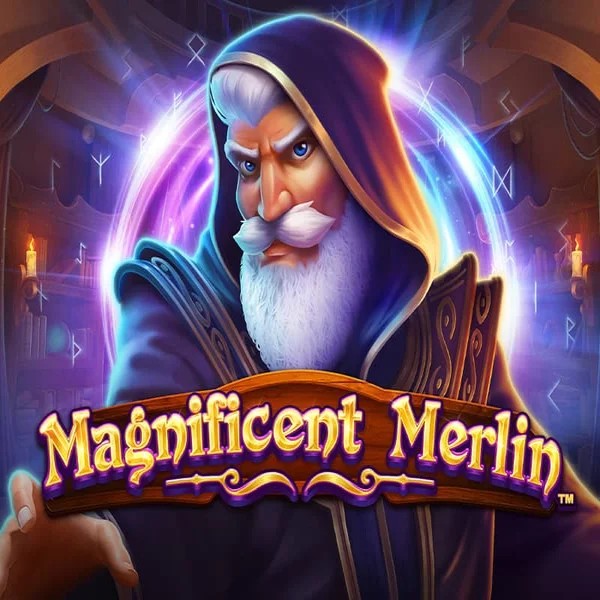 Magnificent Merlin game by Greentube – logo hosted on Robocat Casino