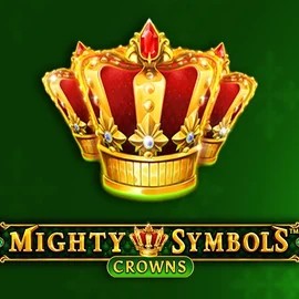 Mighty Symbols Crowns slot icon by Wazdan, available at Robocat Casino