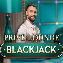 Official Live Casino logo: Privé Lounge Blackjack by Pragmatic Play at Robocat Casino