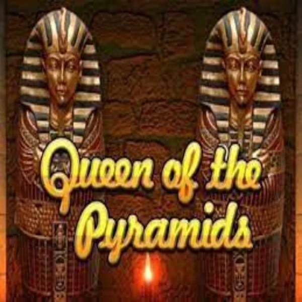 Slots logo of Queen of the Pyramids from Playtech at Robocat Casino