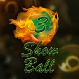 Show Ball 3 slot logo by Vibra Gaming at Robocat Casino