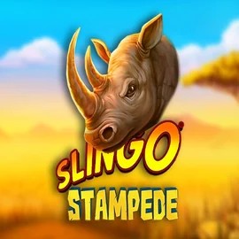 Try Slingo Stampede slot by Slingo on rrobocatcasino.com – logo image