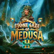 Official Slots logo: Stone Gaze of Medusa 2 by Stakelogic at Robocat Casino