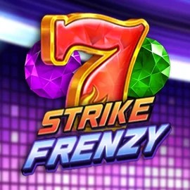 Strike Frenzy slot logo by Pragmatic Play at Robocat Casino