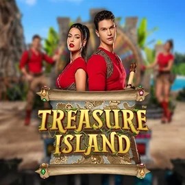 Treasure Island logo by Pragmatic Play Robocat Casino