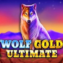Wolf Gold Ultimate online game logo by Pragmatic Play on rrobocatcasino.com